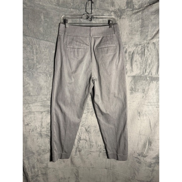Everlane Draper tapered pants Grey Pleated High Waisted Trousers Women's 
Size 6 - Picture 6 of 12